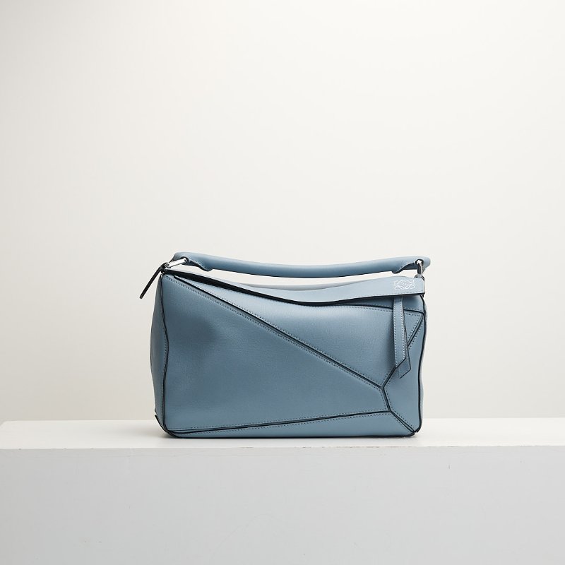 二手Loewe puzzle 中號霧霾藍-0