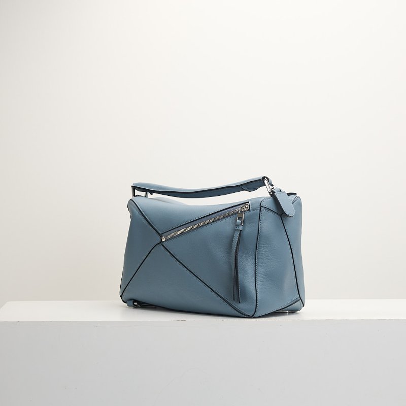 二手Loewe puzzle 中號霧霾藍-2