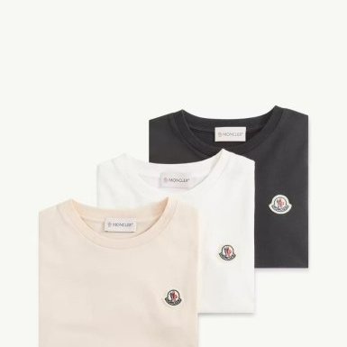 💎Han's house精品服飾💎moncler 短 T 三件組 現貨 青年款 原價14900-5