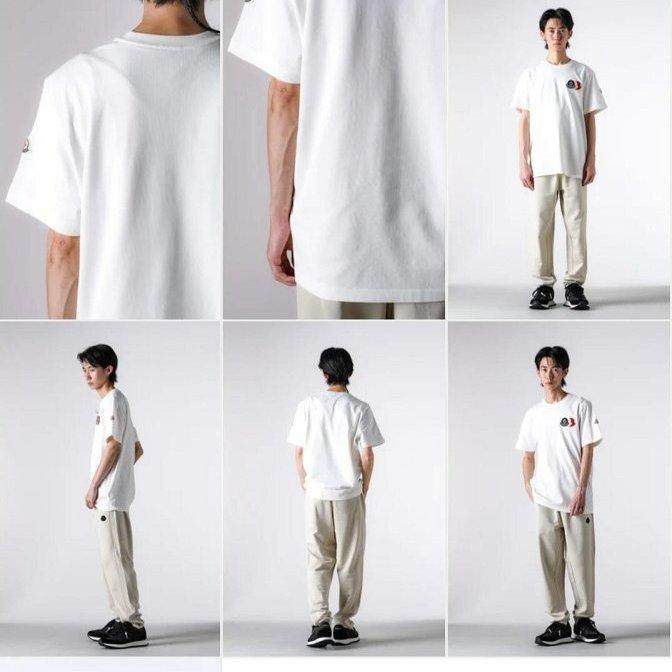 💎Han's house精品服飾💎moncler 立體 LOGO 短 T 白 現貨 L / XXL 原價15600-3
