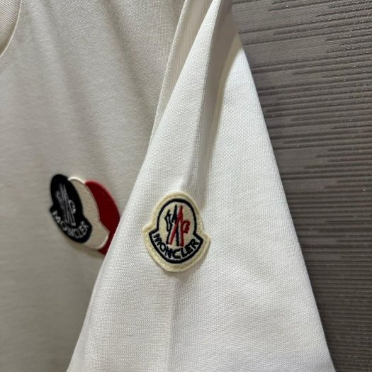 💎Han's house精品服飾💎moncler 立體 LOGO 短 T 白 現貨 L / XXL 原價15600-6