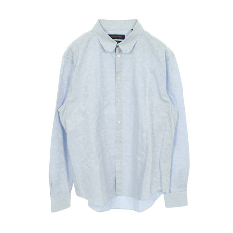 路易威登 Monogram 花卉襯衫 RM201Q THJ HIS41S 純棉藍色二手男款 #4L