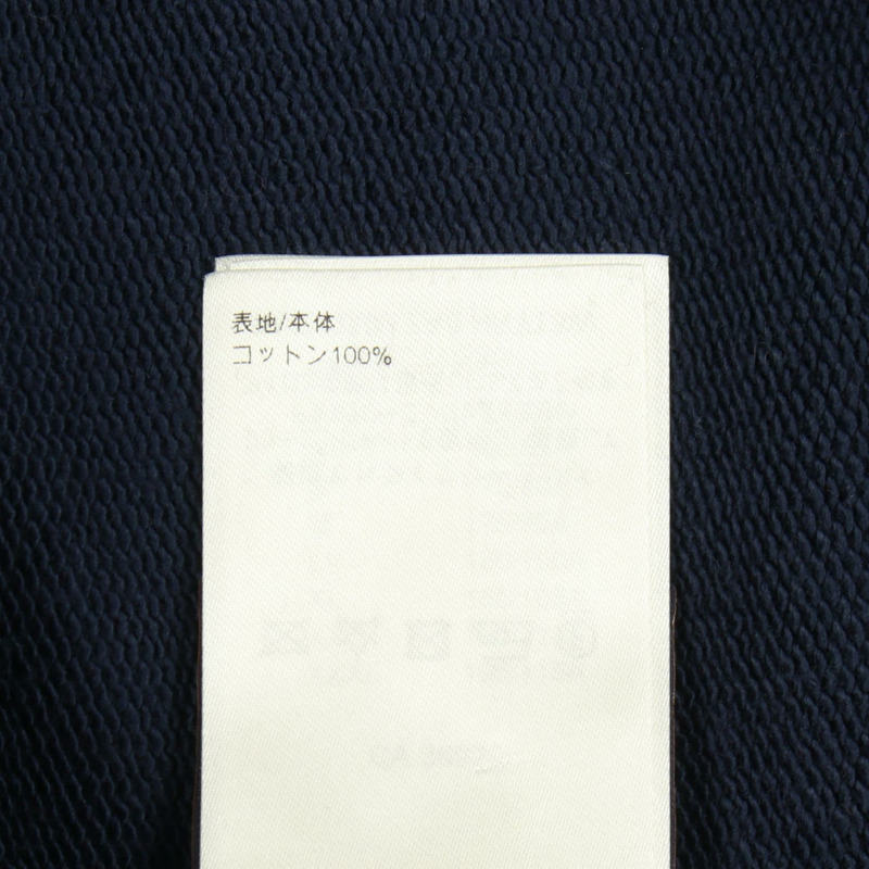 路易威登 LV 標誌連帽衫,純棉,海軍藍,二手,男士 L 碼-3