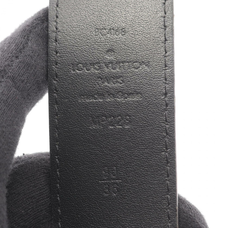路易威登 (LOUIS VUITTON) 標誌性 Monogram 帆布腰帶,棕色/紅色,二手 LV-3