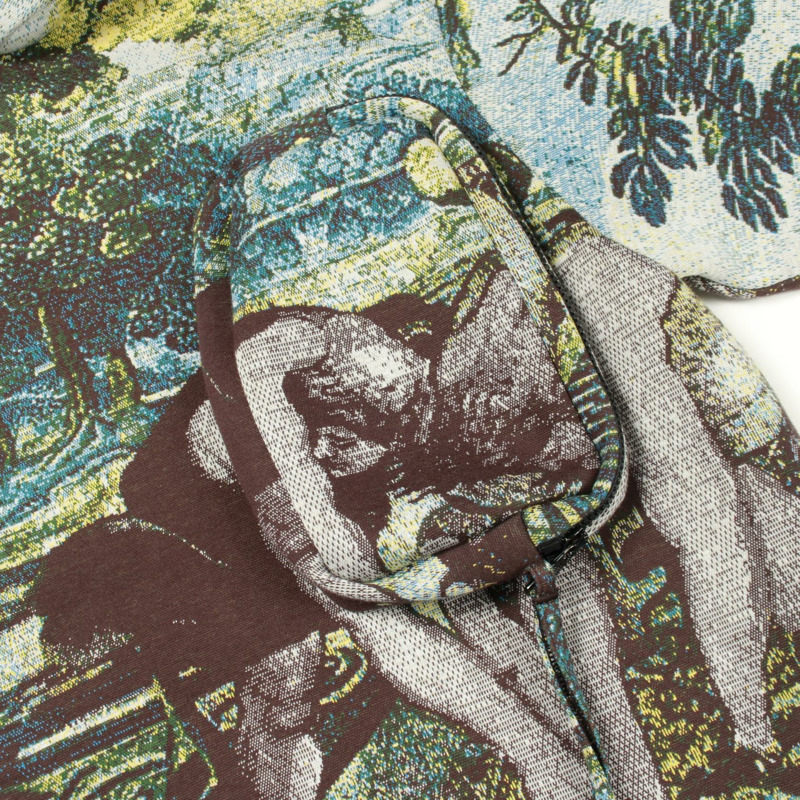 路易威登 Tapestry Cargo 連帽衫,棉尼龍混紡,藍色,二手,男士 L 碼-7