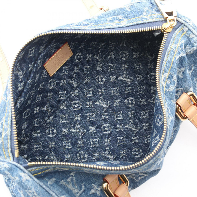 路易威登 LV Remix Papillon MM 單肩包 M46830 Monogram 牛仔藍二手-2
