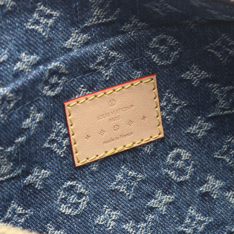 路易威登 LV Remix Papillon MM 單肩包 M46830 Monogram 牛仔藍二手-3