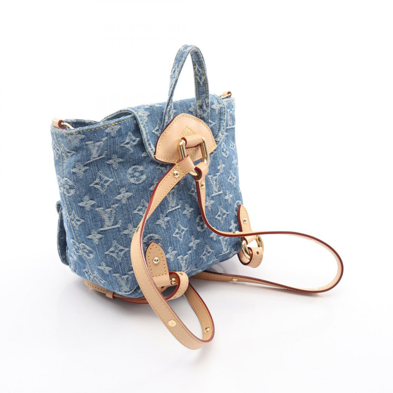 路易威登 Venice 雙肩包 M46836 Monogram 牛仔藍 二手 女款 LV-1