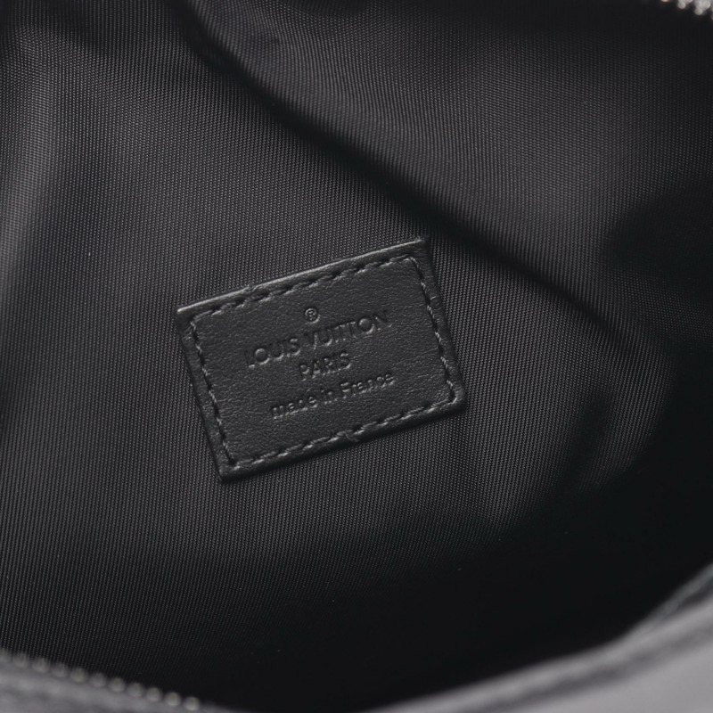 路易威登 Soft Trunk 單肩包 M56428 Monogram 迷彩黑二手 LV-3