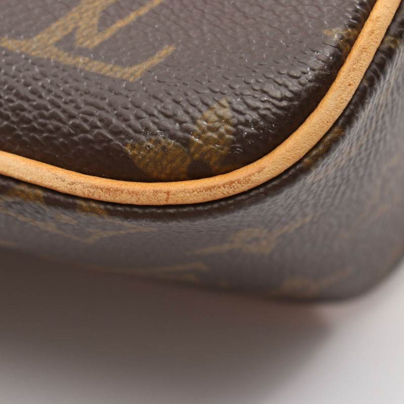 路易威登 Vivacite MM 單肩包 M51164 Monogram 帆布皮革棕色二手-7