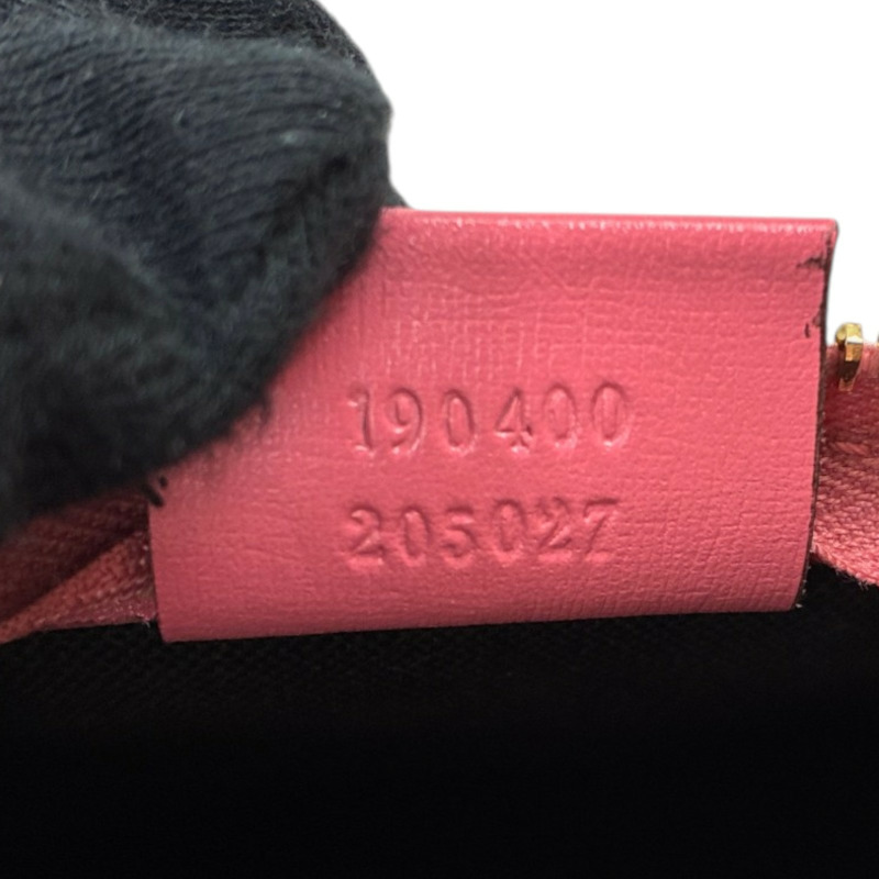 棕/粉色 GG Supreme帆布 Mini Joy Boston 肩背包【GUCCI 古馳】 190400-4