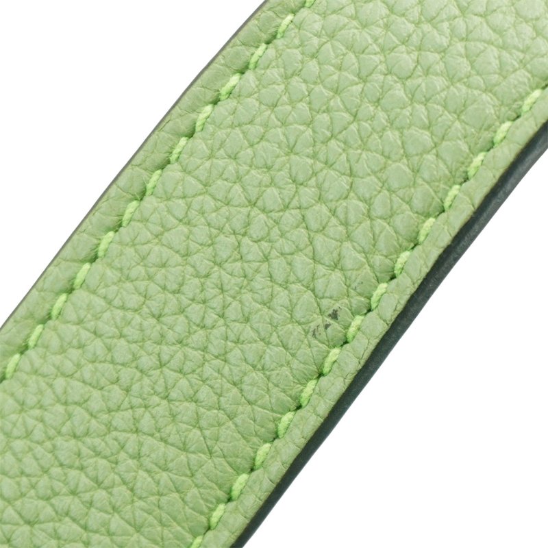 Hermes 展示品 Picotin 18 牛皮金釦水桶包(3I牛油果綠)-5