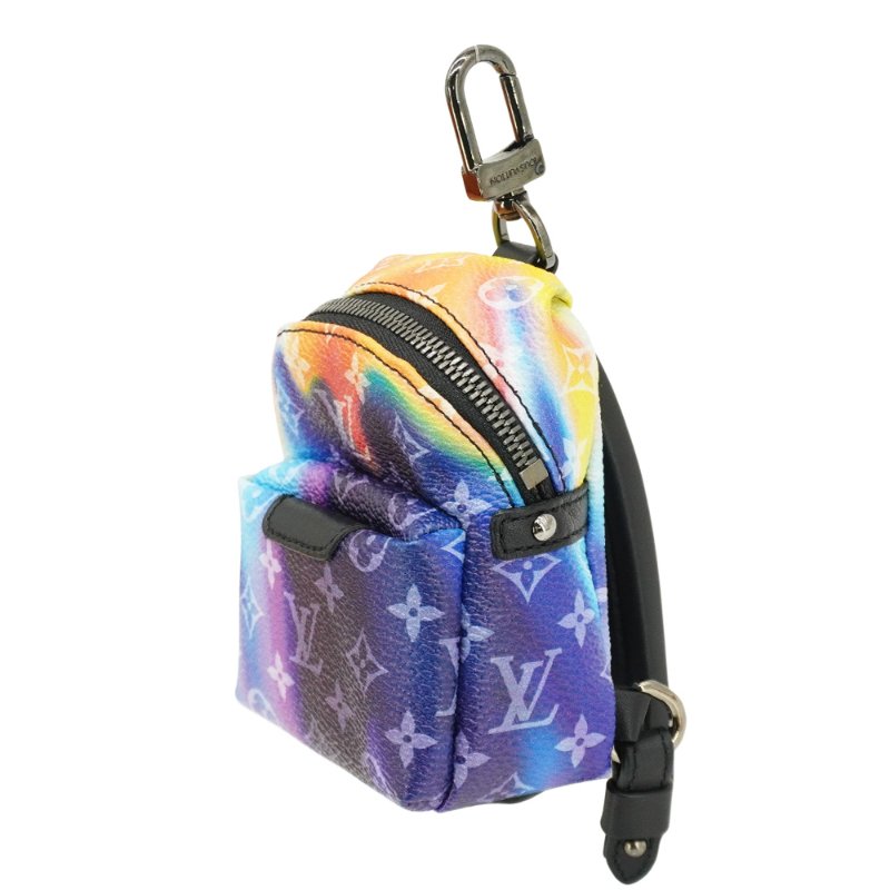 Louis Vuitton 印花帆布迷你後背包吊飾(M00482-幻彩)-1