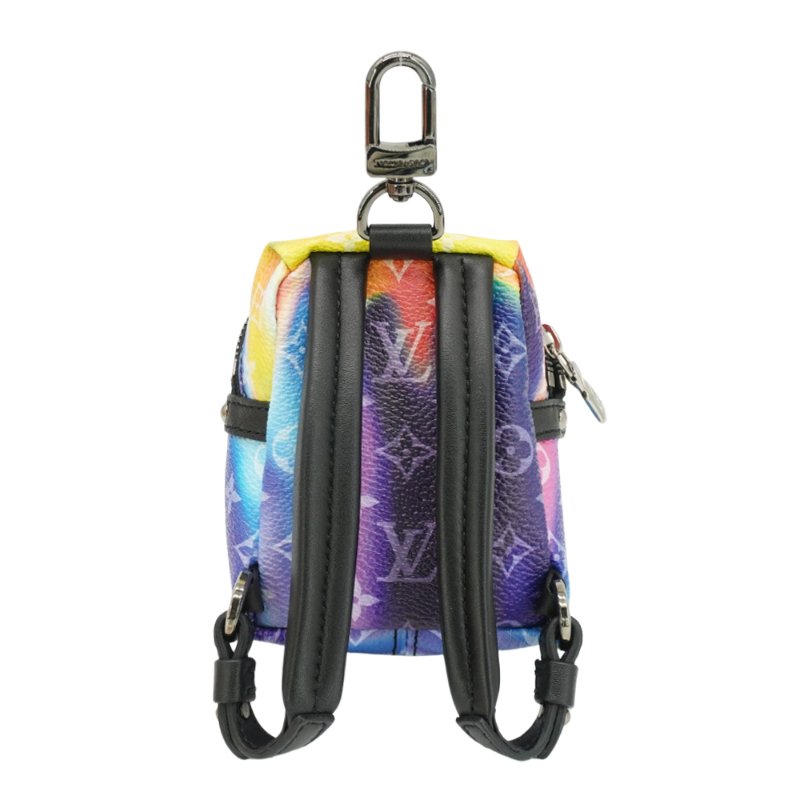 Louis Vuitton 印花帆布迷你後背包吊飾(M00482-幻彩)-2