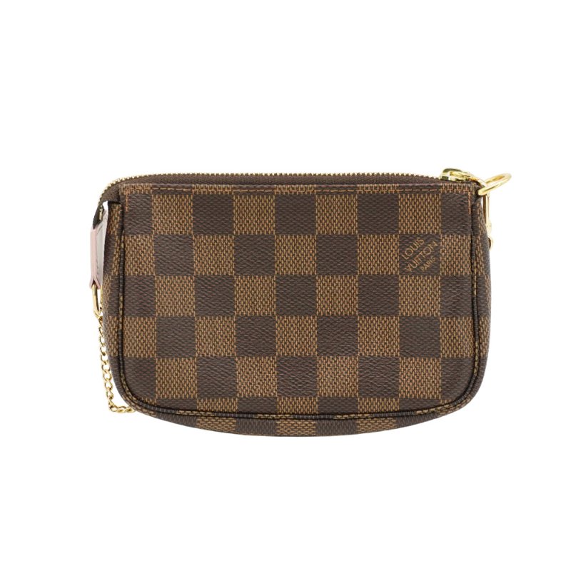 Louis Vuitton Vivienne 摩天輪印花帆布金鍊小包(N60402-咖)-2