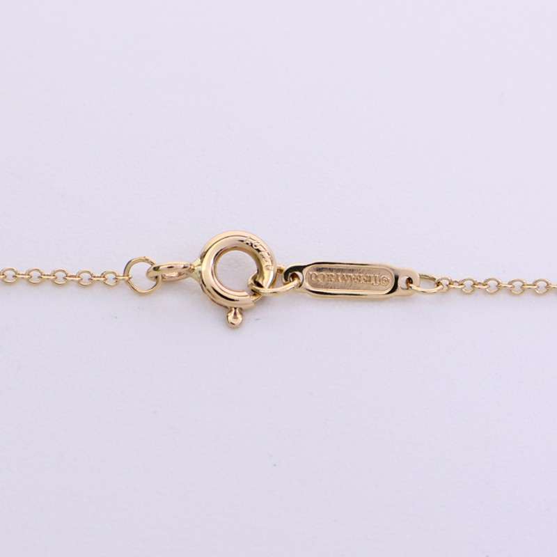 TIFFANY&CO 18K玫瑰金Heart Key Necklace項鍊-4