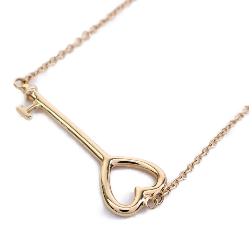 TIFFANY&CO 18K玫瑰金Heart Key Necklace項鍊-6