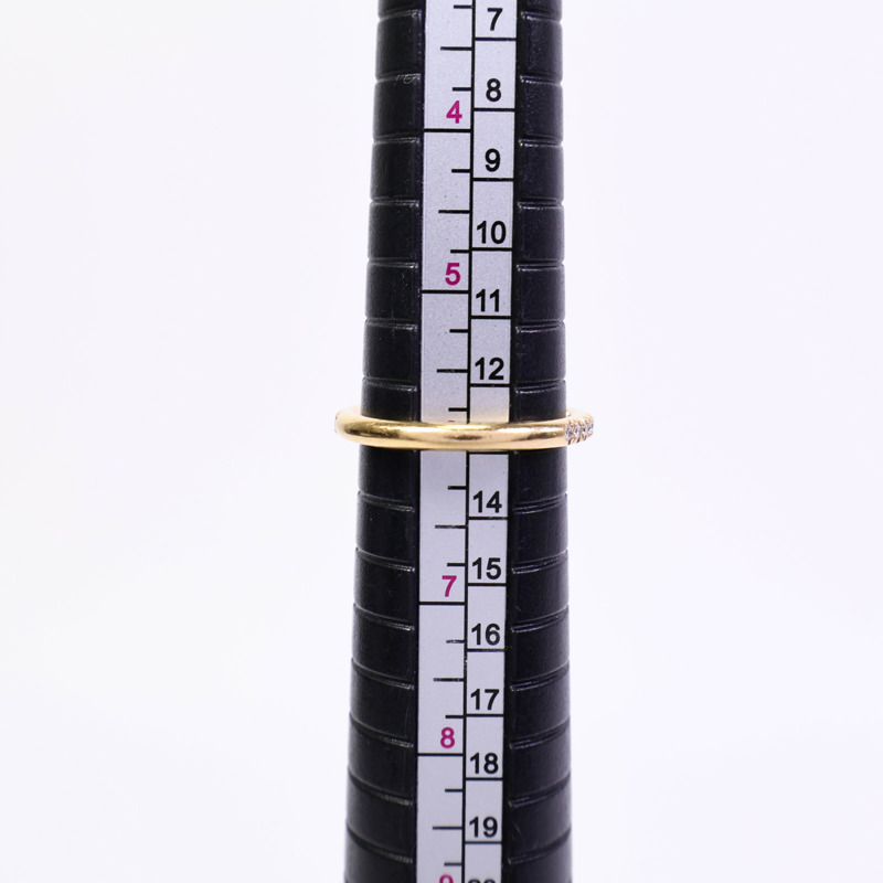 HERMES 18K玫瑰金Echappee Diamond Ring鑽石戒指-8