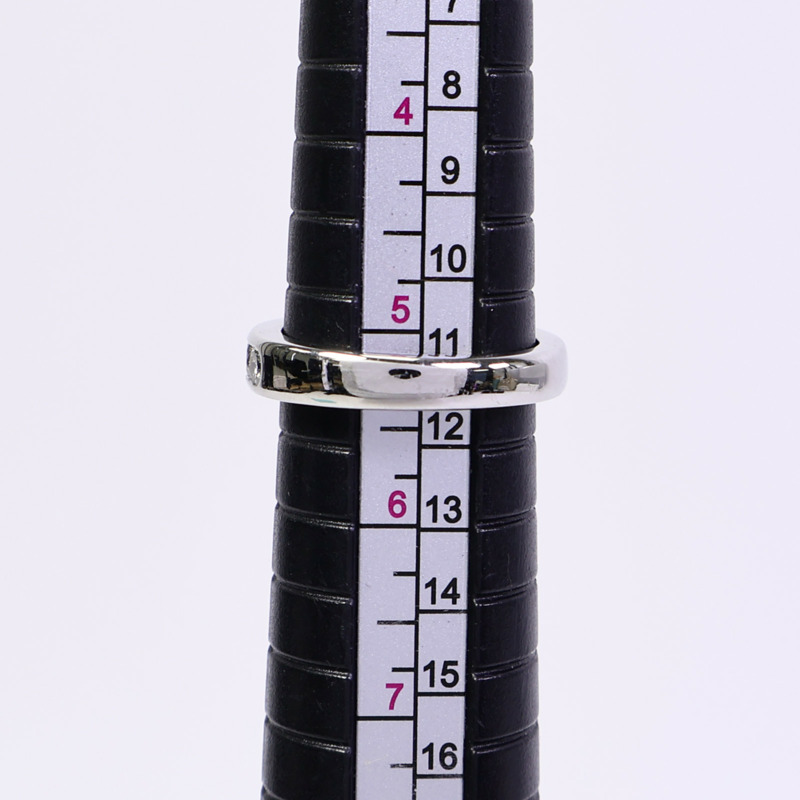 TIFFANY&CO PT950白金Setting Wedding Band Diamond Half鑽石戒指-6