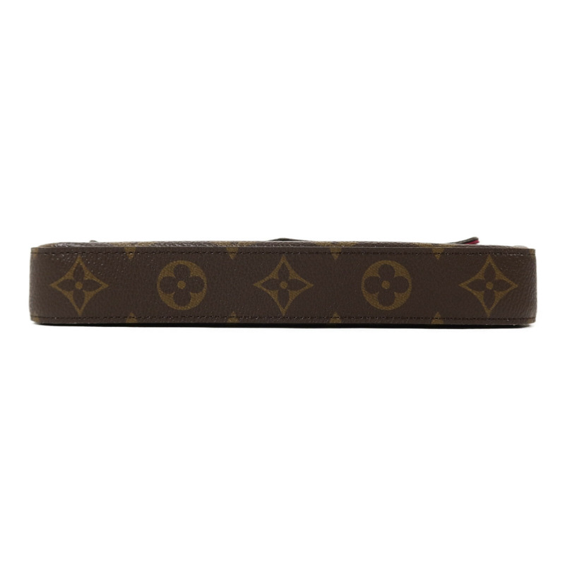 LOUIS VUITTON Monogram Pochette Felicie鏈帶肩背袋-3