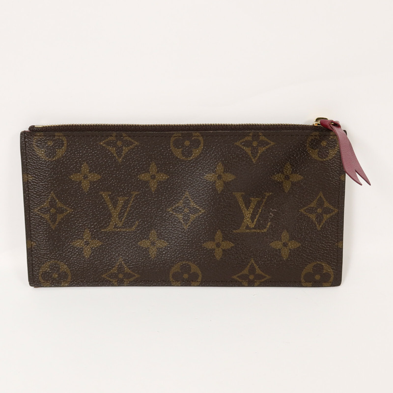 LOUIS VUITTON Monogram Pochette Felicie鏈帶肩背袋-9