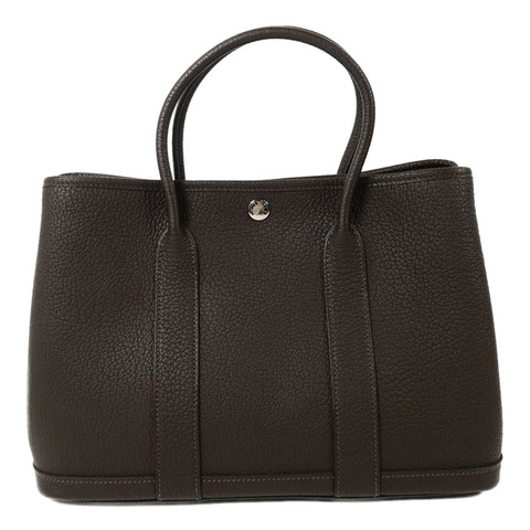 HERMES Negonda皮革Garden Party TPM手挽袋Ebene