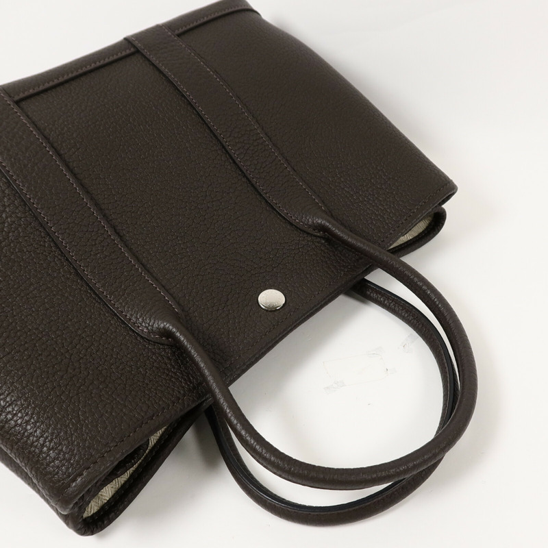 HERMES Negonda皮革Garden Party TPM手挽袋Ebene-9