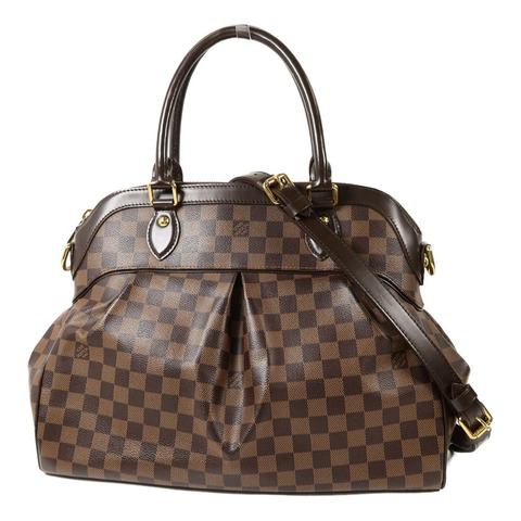 LOUIS VUITTON Damier Trevi GM手挽肩背兩用袋