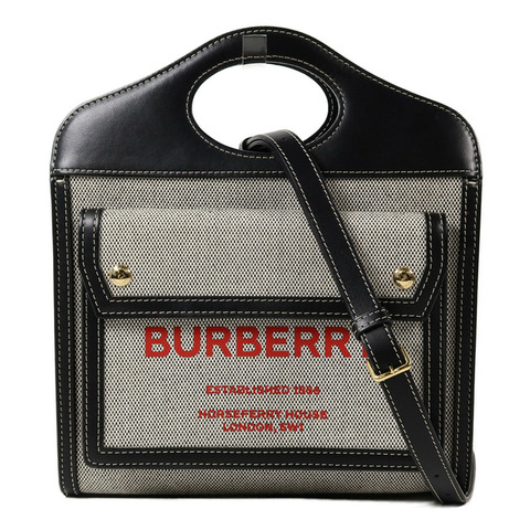 BURBERRY 帆布2 Way Shoulder Bag手挽肩背兩用袋