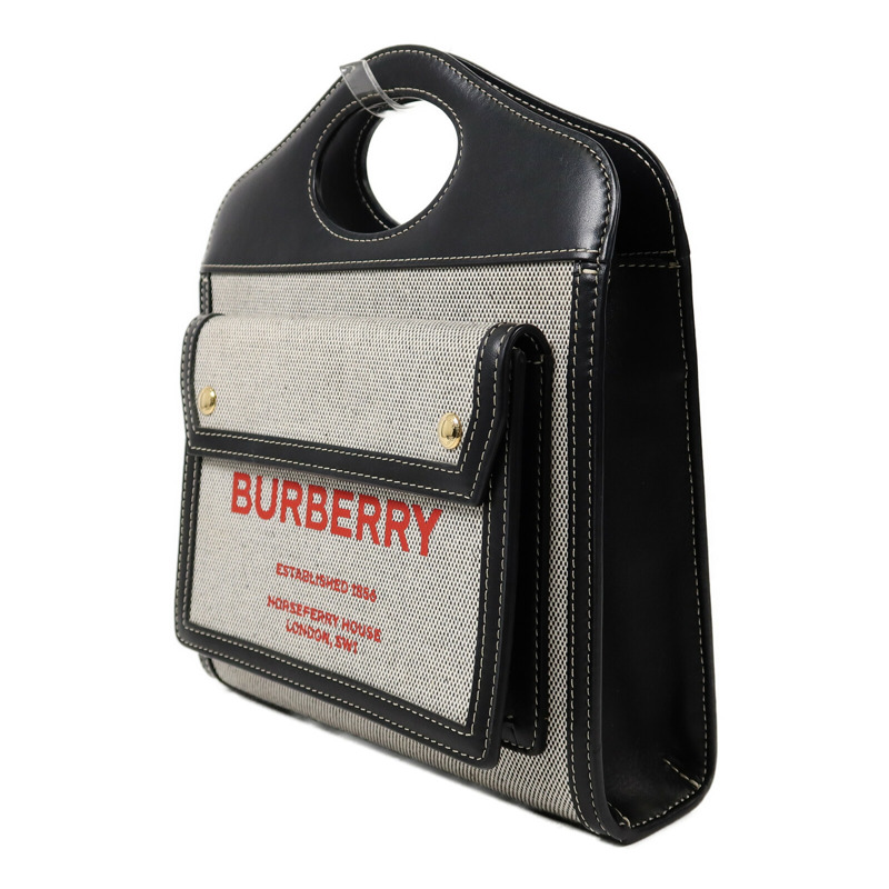 BURBERRY 帆布2 Way Shoulder Bag手挽肩背兩用袋-2