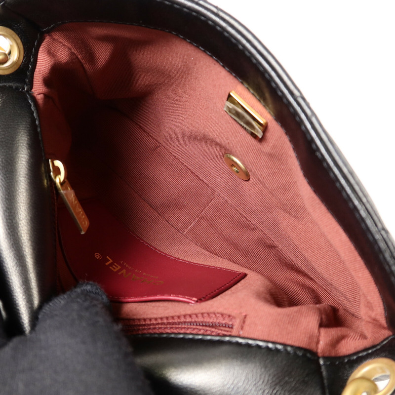 CHANEL 羊皮皮革Chain Shoulder Bag鏈帶肩背袋-4