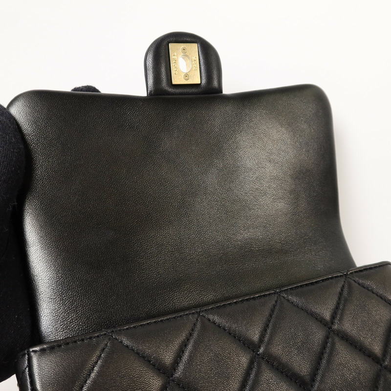 CHANEL 羊皮皮革Chain Shoulder Bag鏈帶肩背袋-6