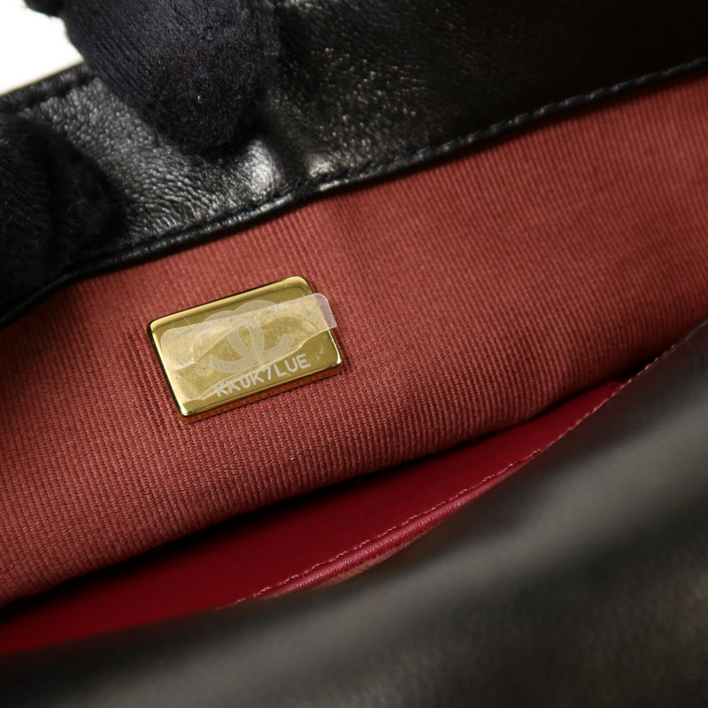 CHANEL 羊皮皮革Chain Shoulder Bag鏈帶肩背袋-8