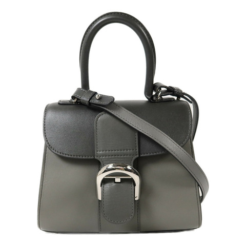 Delvaux 牛皮皮革Brilliant Mini手挽肩背兩用袋