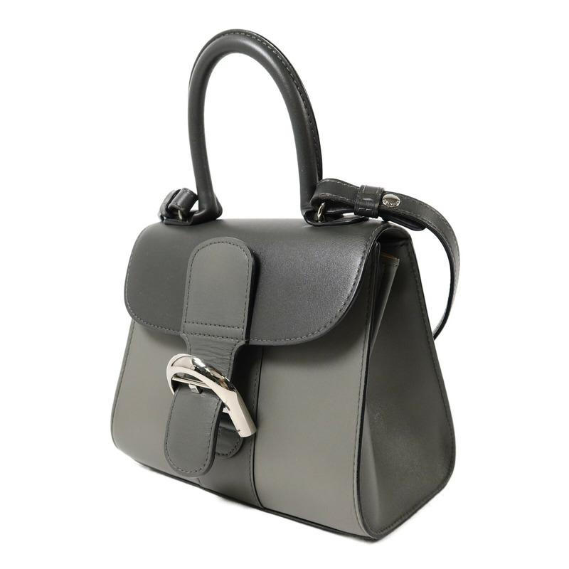Delvaux 牛皮皮革Brilliant Mini手挽肩背兩用袋-2