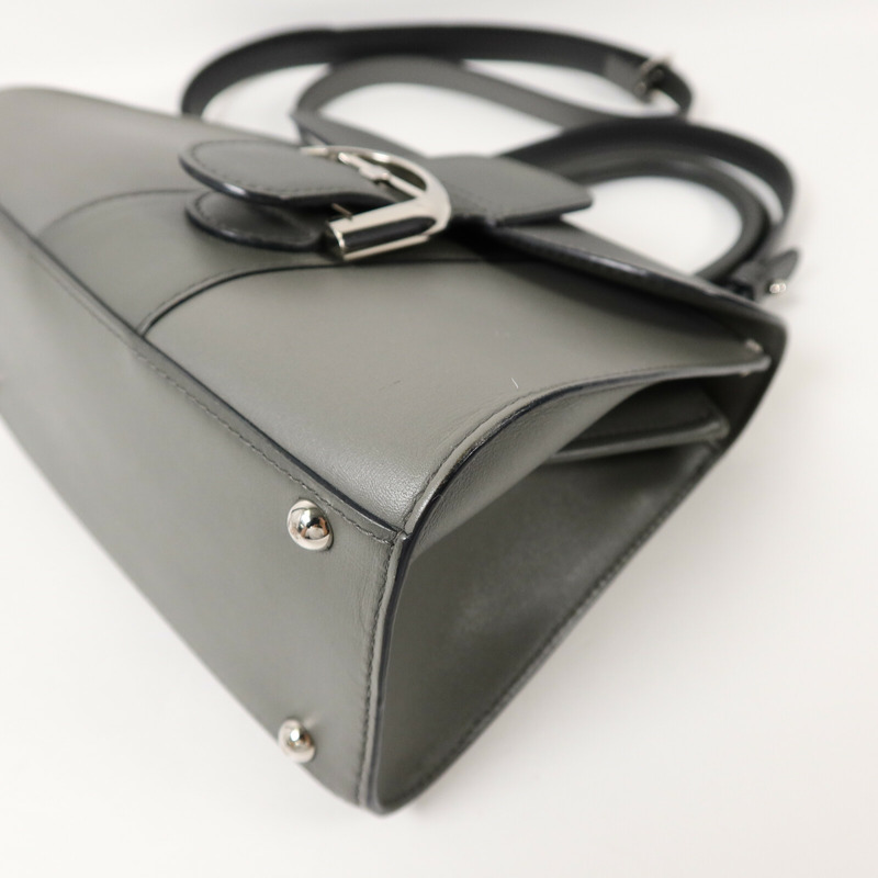 Delvaux 牛皮皮革Brilliant Mini手挽肩背兩用袋-12