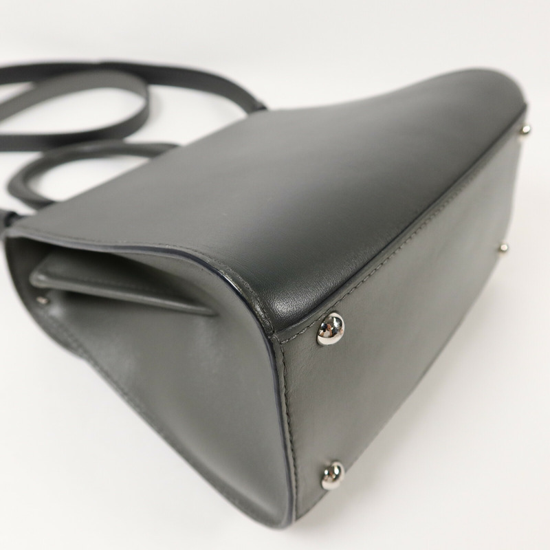 Delvaux 牛皮皮革Brilliant Mini手挽肩背兩用袋-15