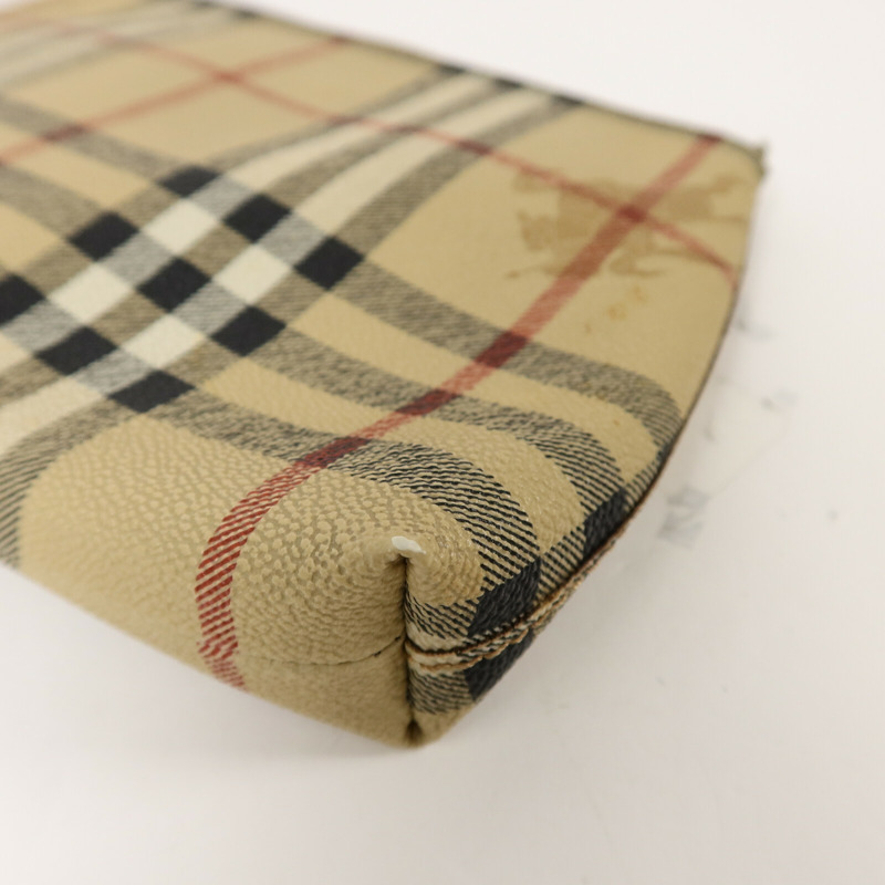 BURBERRY 塗層帆布Pouch手拿包-11