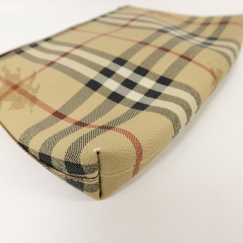 BURBERRY 塗層帆布Pouch手拿包-12