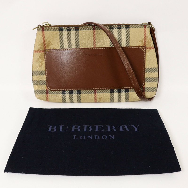 BURBERRY 塗層帆布Pouch手拿包-13