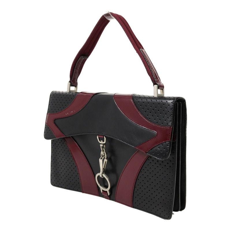 PRADA 牛皮皮革Vitello Drive Handle Bag手挽袋-2