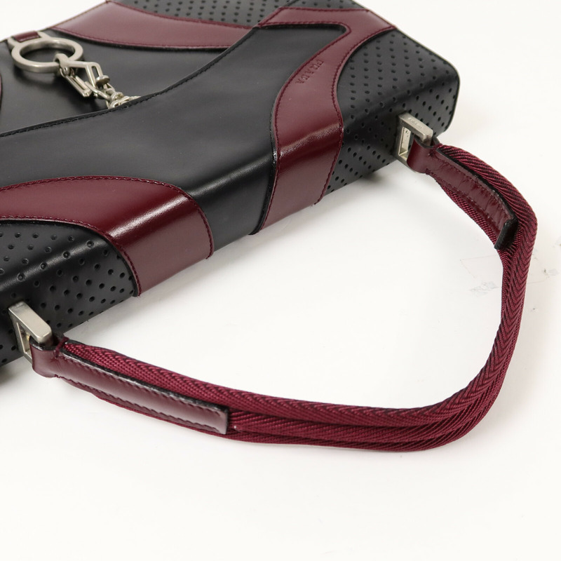 PRADA 牛皮皮革Vitello Drive Handle Bag手挽袋-11
