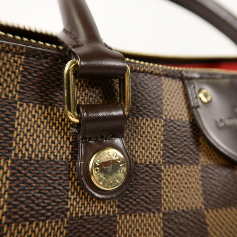 LOUIS VUITTON Damier Ebene Siena MM手挽肩背兩用袋-8