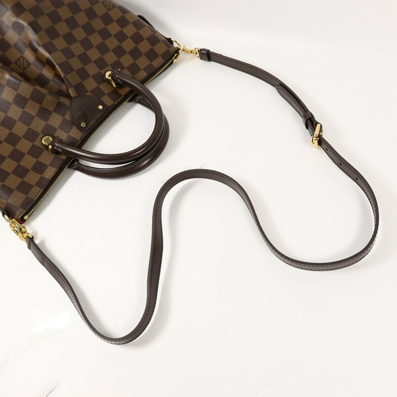 LOUIS VUITTON Damier Ebene Siena MM手挽肩背兩用袋-10