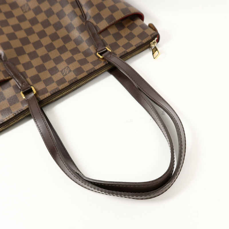 LOUIS VUITTON Damier Ebene Totally PM肩背袋-9