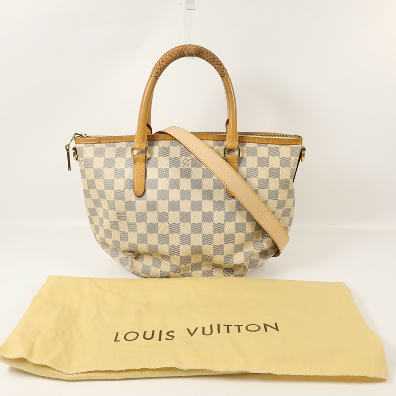 LOUIS VUITTON Damier Azur Riviera PM手挽肩背兩用袋-16