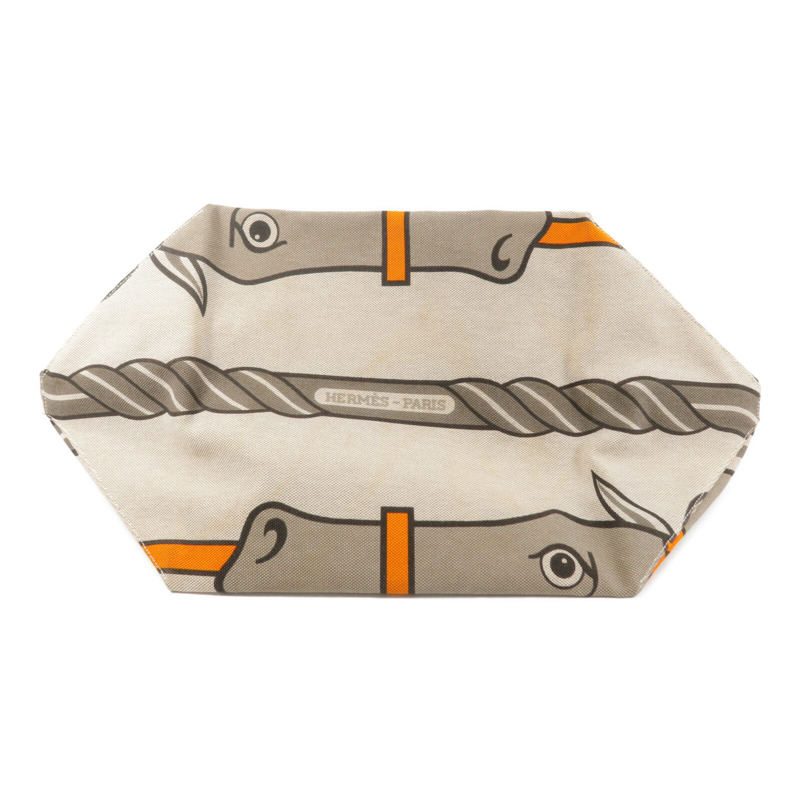 HERMES 帆布Steeple 28肩背袋-3