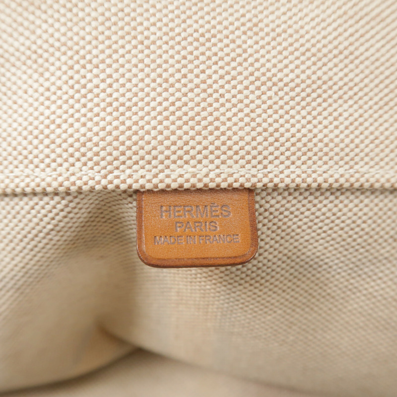 HERMES 帆布Steeple 28肩背袋-5