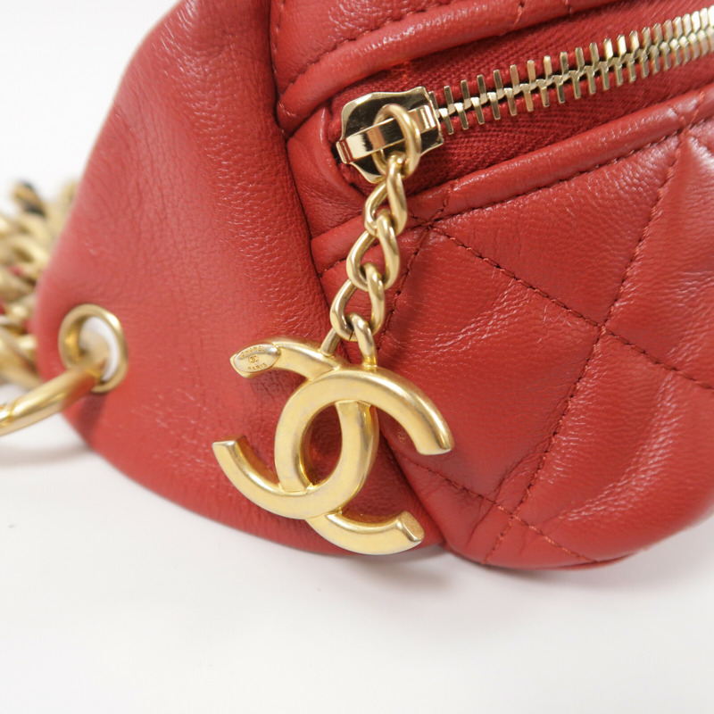 CHANEL 牛皮皮革Waist Bag腰包-7