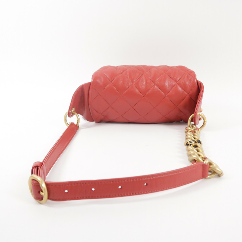 CHANEL 牛皮皮革Waist Bag腰包-8